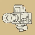 Vintage Professional 6Ãâ6 Medium Format Film Camera